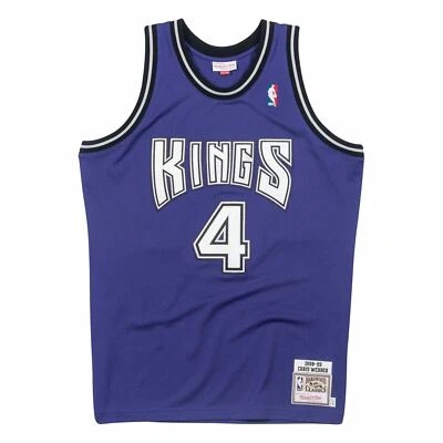 Camiseta Mitchell & Ness Auténtica NBA Para Hombres Sacramento Kings Chris Webber #4 Foto 1 de 3