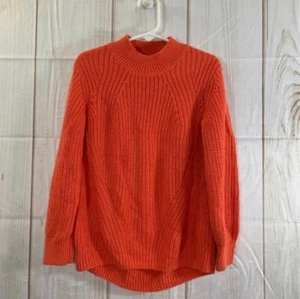 Old Navy Orange Long Sleeve Sweater Kids Size XS 5 - Picture 1 of 3