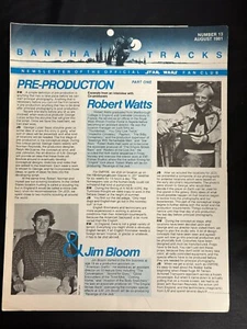 Bantha Tracks #13 August 1981 Official Star Wars Newsletter Fan Club - Picture 1 of 1