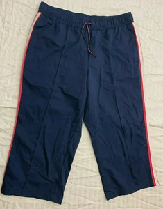 SJB ACTIVE WOMENS ATHLETIC CAPRIS PANTS SIZE L PETITE - Picture 1 of 3