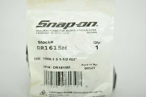 Snap-On NEW SEALED DR1615M 16mm - 1.50 Die - Picture 1 of 2