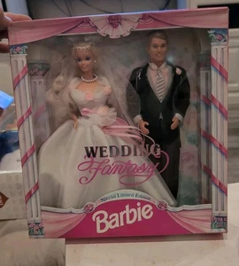 Wedding Fantasy Barbie Ken Gift Set Special Limited Edition 1993 Dolls Misb Nos - Bild 1 von 13