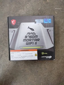 MSI MAG B760M MORTAR WIFI II LGA 1700 Intel B760 SATA 6Gb/s Micro ATX Motherboar - Picture 1 of 3