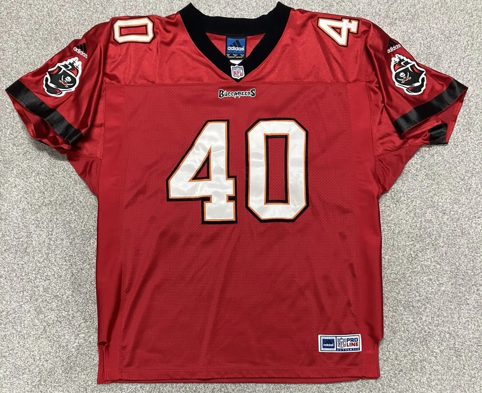 Mike Alstott Vintage Authentic Tampa Bay Buccaneers Adidas NFL Jersey 54 XXL 2X - Image 1 of 4