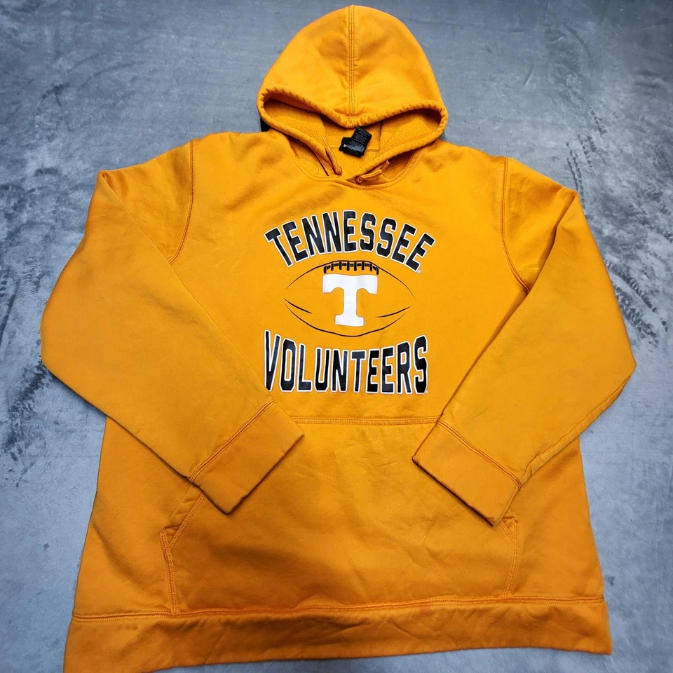 Tennessee Volunteers Sudadera con Capucha Para Hombres Grande Naranja NCAA Fútbol Adidas Sudadera Foto 1 de 4