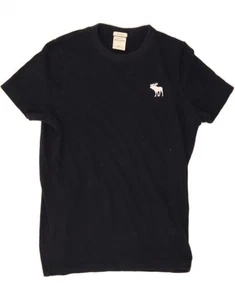 ABERCROMBIE & FITCH Boys Muscle T-Shirt Top 13-14 Years XL Navy Blue EA06 - Picture 1 of 3