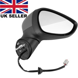 Driver Side Right Electric Door Wing For Ford Fiesta Mk7 2008-2012 Mirror Primed - Picture 1 of 9