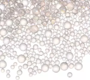 10Pcs Resin Bubble Beads, 100G 1-3Mm Iridescent Glass No Hole Tiny Beads for DIY - Picture 1 of 5
