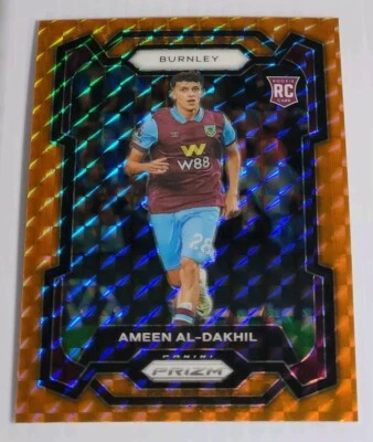 2023-24 Panini Prizm Premier League Orange Mosaic RC #276 Ameen Al-Dakhil - Image 1 of 2