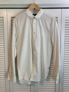 Volcom White Button Down Long Sleeve Dress Shirt Large - Picture 1 of 6