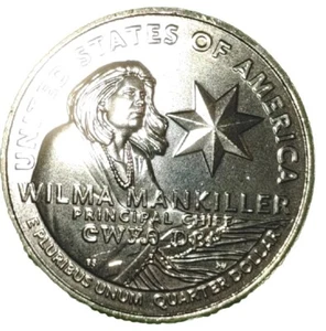 2022 PDS WILMA MANKILLER, (3 QTRS) AWQ #3, Mint, Unc. Cherokee, wunderschön!! - Bild 1 von 9