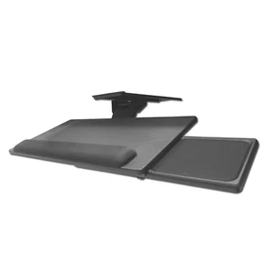 Lindy Under Desk Sliding Adjustable Keyboard & Mouse Shelf Tray, Steel/MDF 40711 - Picture 1 of 2