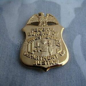 US FBI Badge Money Clip Department Of Justice Badge Clip