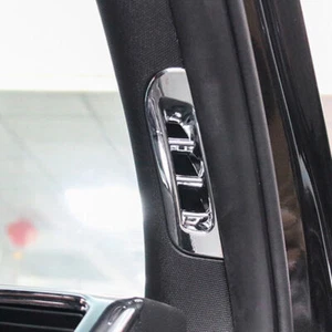 2PCS ABS Chrome Front Air Outlet Cover Trim For Jeep Grand Cherokee 2011-2018 - Bild 1 von 4