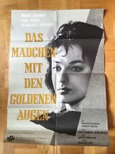 Dziewczyna o złotych oczach (plakat kinowy '61) - Marie Laforet