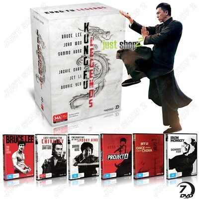 Kung Fu Legends 6 Movie Box Set : Bruce Lee / Donnie Yen / Jackie Chan / Jet Li - image 1 of 3