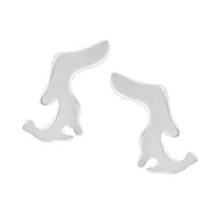 925 Sterling Silver Dachshund Dog Tiny Studs Women Animal Earrings - Picture 1 of 8