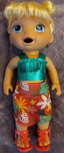 BABY ALIVE SUNSHINE SNACKS DOLL, WATER PLAY TOY AGES 3+ BLONDE HAIR - Picture 1 of 2