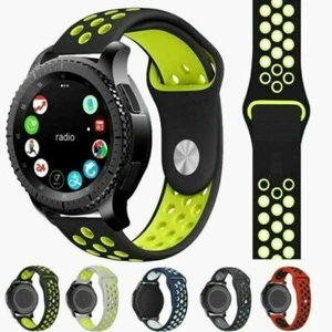 Do Samsung Galaxy Smart Watch Zamienna silikonowa opaska na rękę Pasek 46mm UK - Zdjęcie 1 z 16