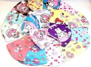 Adult HANDMADE FACE COVER MASK Hello Kitty Mix HK My Melody Kuromi sanrio fan - Picture 1 of 11