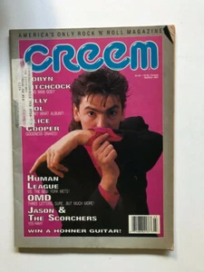 Creem 3/87. Robyn Hitchcock Alice Cooper Billy Idol OMD Human League - Imagen 1 de 1