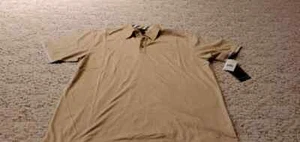 Yellow method men short sleeve soft shirt 100% cotton size M NWT free shipping - Picture 1 of 5