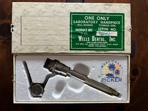 Wells Dental H011 Laboratory Handpiece with Wrist Joint Jewelers - Picture 1 of 3