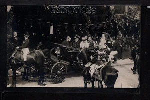 Bristol - Visita real a Avonmouth, 1908 para abrir Royal Edward Dock - R.P. p/tarjeta - Imagen 1 de 1