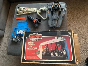 Kenner Star Wars Darth Vader Star Destroyer Vintage Original Playset & Box - Photo 1 sur 18