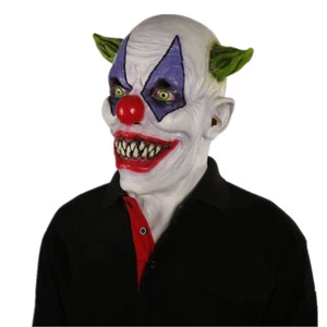 Halloween Game Mask Latex Full Head Cosplay Party Clown Black Panther Deadpool - Picture 1 of 15