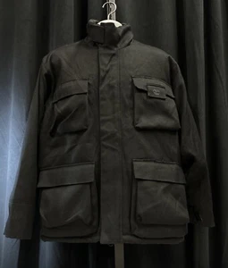 Timberland Heavyweight Waterproof Hiking / Chore Jacket Black Vintage Coat XL - Picture 1 of 10