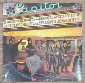 THE BEATLES ‎REEL MUSIC LP VINYL GREATEST MOVIE HITS FACTORY SEALED NEW 1982 NM! - Picture 1 of 4