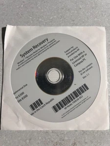 HP Pro 6300 Elite 8300 Windows 7 32-bit Recovery Media  Disc 1:1 PN: 700638-B22 - Picture 1 of 1