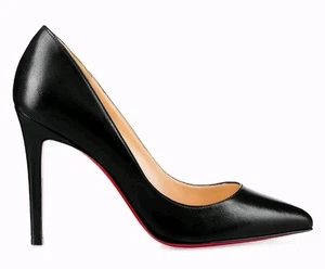 Size 39.5 (9.5) Christian Louboutin Pigalle 100MM Nappa Leather Pumps - Picture 1 of 9