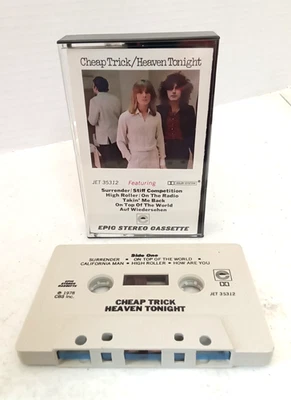 1978 Cheap Trick - Heaven Tonight - Cassette Tape- Near Mint! - Image 1 of 4