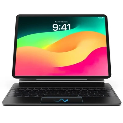 Siamide iPad Air 13 Keyboard Case M3 M2 Pro 12.9 Magnetic Trackpad Stand Black - Image 1 of 4