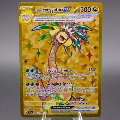 Alolan Exeggutor ex - 248/191 Hyper Rare SV08: Surging Sparks Pokemon TCG NM - Image 1 of 2