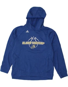 Adidas Herren Grafik Hoodie Pullover Large Blau Polyester AY05 - Bild 1 von 3