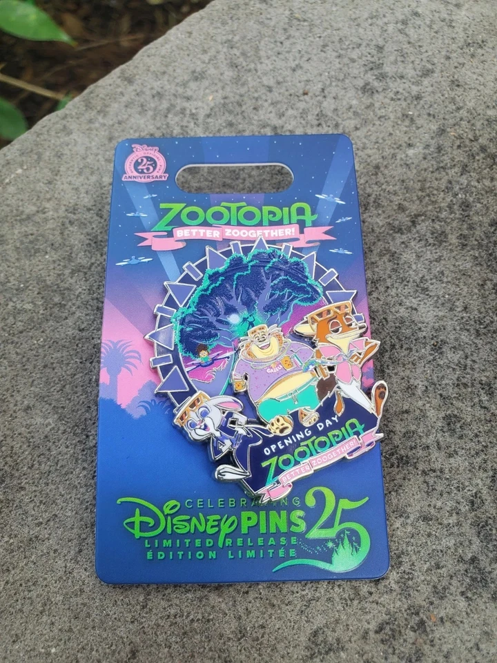 Prendedor del día de apertura Zootopia “Better Zoogether” - Exclusivo de Animal Kingdom - Disney✨ Foto 1 de 1