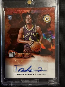 2024-25 Panini Hoops Hot Signatures Tristen Newton 08/25 - Picture 1 of 2