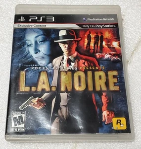 L.A. Noire (Sony PlayStation 3 2011) PS3 Complete With Manual Untested - Imagen 1 de 10