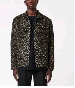 All Saints Laurier LS Shirt wool Blend Jacket Coat RRP £140 - Picture 1 of 6