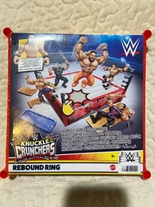 WWE Knuckle Crunchers Rebound Ring mit Brock Lesnar Figur Mattel 2024 Neu - Bild 1 von 2