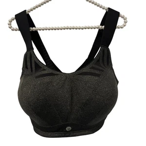 Lane Bryant Livi Active Sport BH 38H Max Support grau gefüttert Bügel 38DDD - Bild 1 von 9