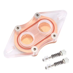 Blocco di Raffreddamento Ad Acqua CPU Cooler Acrilico Trasparente South Bri4032 - Photo 1/1