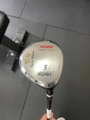 GOLF CLUBS FAIRWAY WOOD HONMA TWIN MARKS 400RF 2-STAR #5 5W LOFT-19 S-FLEX BERES - Image 1 of 4