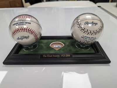 NY Yankee Old Stadium Dirt & All Star Game Baseballs Final Season Auth 190/5000 - Image 1 of 4