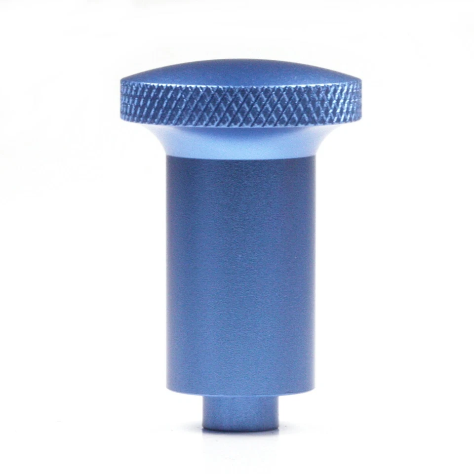 SSCO KNURLED ANOD BLUE E-BRAKE BUTTON ALUMINUM SPIN TURN KNOB FOR WRX STI BRZ - Image 1 of 1