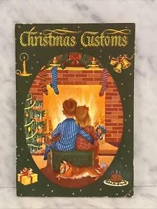 VTG booklet CHRISTMAS CUSTOMS 1951 Christmas Club 2nd National Bank Nazareth PA - Foto 1 di 6