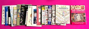 Lot (18) Counted Cross Stitch Design Books Over 1500 Designs - Picture 1 of 5
